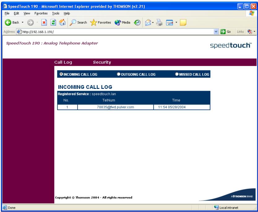 ALCATEL-LUCENT SPEEDTOUCH 190 - Accès aux pages Web du SpeedTouch™190 - 1