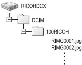RICOH G600 - Téléchargement d'images sans RICOH Gate La - 1