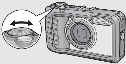 RICOH G600 - Tournez le sélecteur de mode sur le symbole de la fonction que vous souhaitez utiliser. - 1