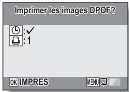 RICOH R50 - Sélectionnez “DPOF” et appuyez sur la touche OK. - 1