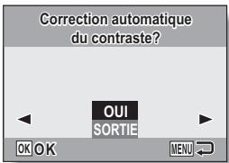 RICOH R50 - Sélectionnez "CORRIG CONTRASTE" et appuyez sur la touche OK. - 1