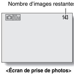RICOH R50 - Vérification de la mémoire interne restante et de la mémoire sur la CARTE - 1