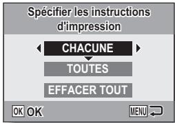 RICOH R50 - Sélectionnez "instruct. IMPR." et appuyez sur la touche OK. - 1