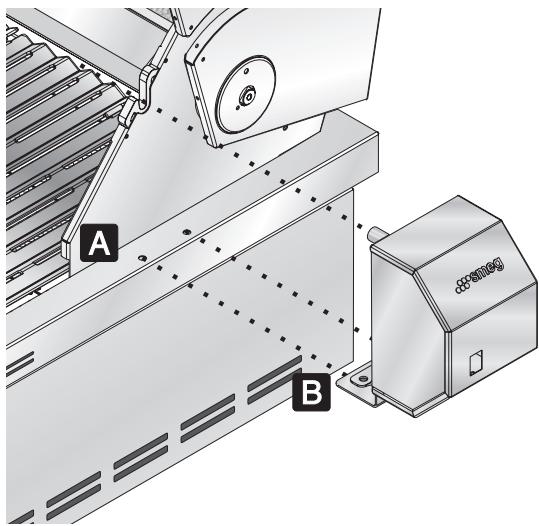 SMEG BQ91TDE - Positionnement et utilisation du moteur du tournebroche - 1