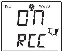 LA CROSSE TECHNOLOGY WS-7394TWC-IT - activation (ON)/désactivation (OFF) de l'heure radiocommandée - 1