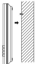 LA CROSSE TECHNOLOGY WS-7394TWC-IT - Fixation MURALE - 1