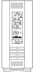 LA CROSSE TECHNOLOGY WS-7394TWC-IT - fixation de la station météo intérieure ws-7394u-it - 1