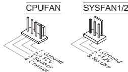 MSI 880GMA-E53 - Разъем питания вентиляторов: CPUFAN, SYSFAN1, SYSFAN2 - 1