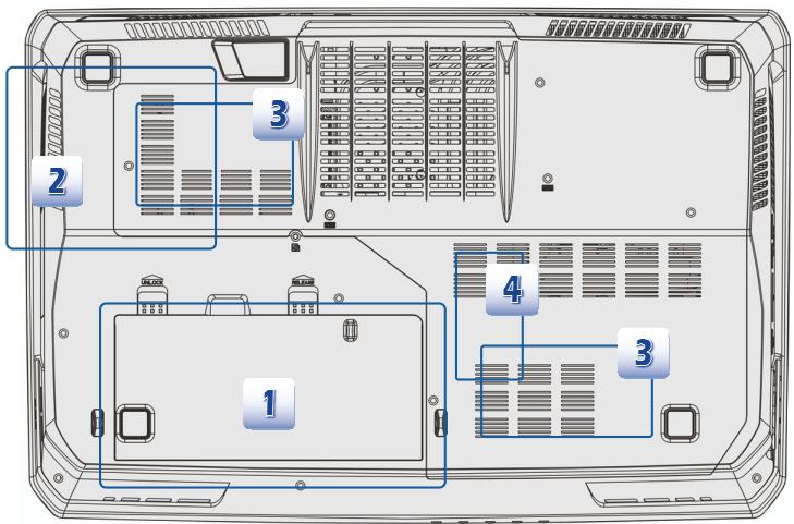 MSI GT70 2OC-023FR,  GT70 2OC-024FR,  GT70 2OC-025FR - Remplacements des composants et mise à niveau - 1
