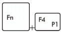 MSI GT70 2OC-023FR,  GT70 2OC-024FR,  GT70 2OC-025FR - Boutons raccourcis [Fn] - 1