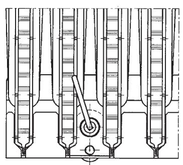 CHAPPEE LUNA DUO V - POSITIONNEMENT DE L'ÉLECTRODE D'ALLUMAGE ET DÉTECTION DE FLAMME - 1