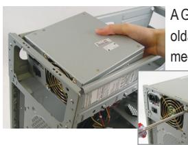 GIGABYTE GA-F2A55M-HD2 - A Haj Elokeszítese a Es Táp Beszerelése - 1