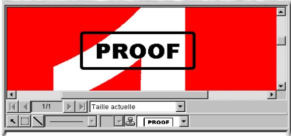 PROOF 1/1 Taille actuelle PROOF