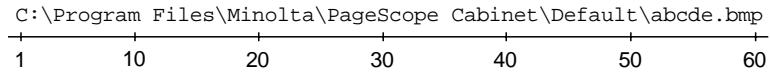 C:\Program Files\Minolta\PageScope Cabinet\Default\abcde.bmp 1 10 20 30 40 50 60