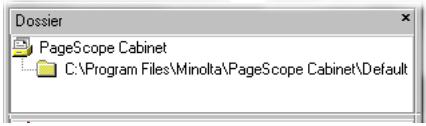 Dossier PageScope Cabinet C:\Program Files\Minolta\PageScope Cabinet\Default