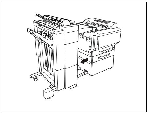 KONICA MINOLTA CF3102P - Retrait d'un serrage papier dans le module de finition FN-116 - 1