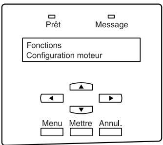 KONICA MINOLTA CF3102P - Pour selectionner les éléments Configuration moteur - 1