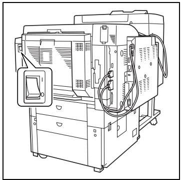 KONICA MINOLTA CF3102P - Pour allumer l'imprimante - 1