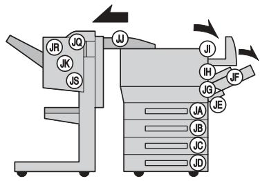 KONICA MINOLTA CF3102P - Codes et localisation des serrages papier - 4