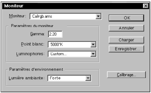 KONICA MINOLTA FIERY X2 FOR CF900 - POUR CHARGER LE FICHIER DES RÉGLAGES DU MONITEUR SOUS PHOTOSHOP 4.0 : - 2