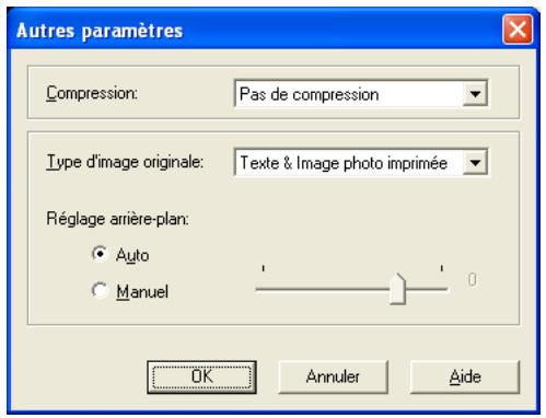 KONICA MINOLTA REAL TIME TWAIN 101 - Paramètres de l'onglet Paramètres - 2