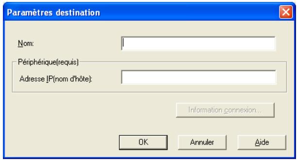 KONICA MINOLTA REAL TIME TWAIN 101 - Saisissez les informations concernant le périphérique. - 1
