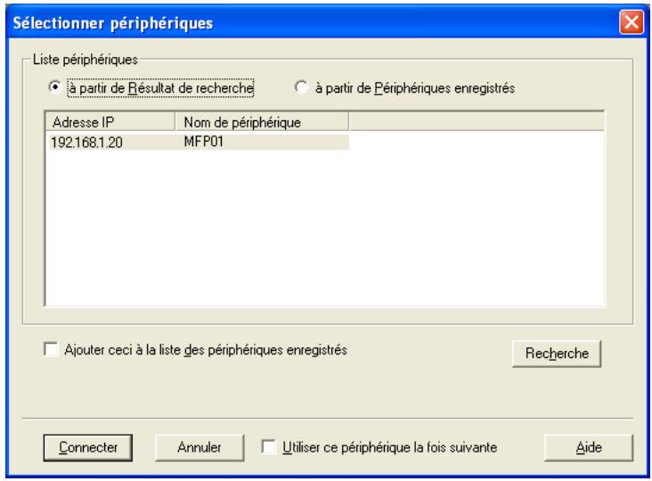 KONICA MINOLTA REAL TIME TWAIN 101 - Sélection d'un périphérique - 2