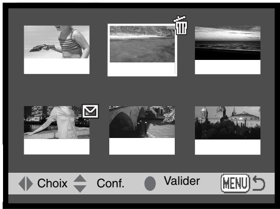 KONICA MINOLTA DIMAGE XI - Écran de sélection des images - 3