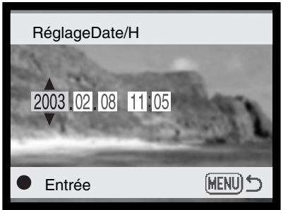 KONICA MINOLTA DIMAGE XI - Réglage de la date et de l'heure - 1
