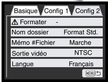 KONICA MINOLTA DIMAGE XI - Réglage du menu langues - 4