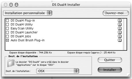KONICA MINOLTA DIMAGE SCAN DUAL IV - Installation : Macintosh - 3