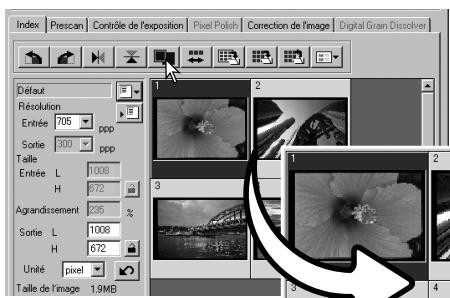KONICA MINOLTA DIMAGE SCAN DUAL IV - Bouton plein cadre - 1