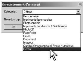 KONICA MINOLTA DIMAGE SCAN DUAL IV - Enregistrer des réglages de numérisation en tant que script - 3