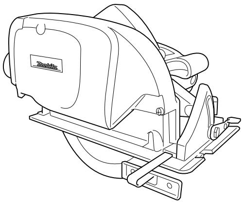 MAKITA 5057KB - Circular Saw with Dust Collection Scie circulaire avec collecteur de poussières Sierra circular con recolección de polvo - 1