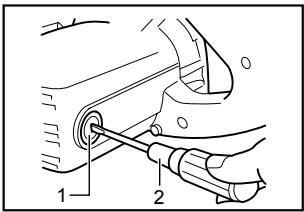 MAKITA 5057KB - Reemplazamiento de las escobillas de carbón - 2