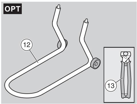 APRILIA ETV MILLE CAPONORD ABS - La trousse à outils (1) contient : - 2