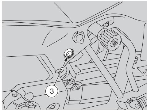 APRILIA ETV MILLE CAPONORD ABS - IMPORTANT La clef (2) actionne : - 1