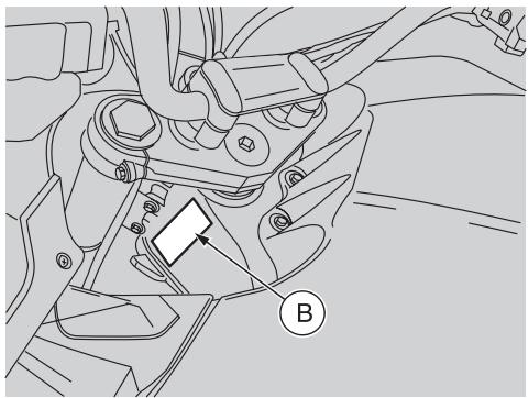 APRILIA ETV MILLE CAPONORD ABS - NUMERO D'IDENTIFICATION DU VEHICLE (N.I.V.) (NUMERO DU CHASSIS) - 1