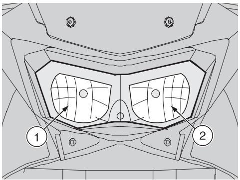 APRILIA ETV MILLE CAPONORD ABS - INSTALLATION DE LA BATTERIE - 2