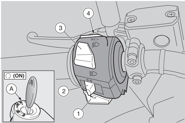 APRILIA ETV MILLE CAPONORD ABS - REGLAGE DE L'HORLOGE (HEURES ET MINUTES) - 2