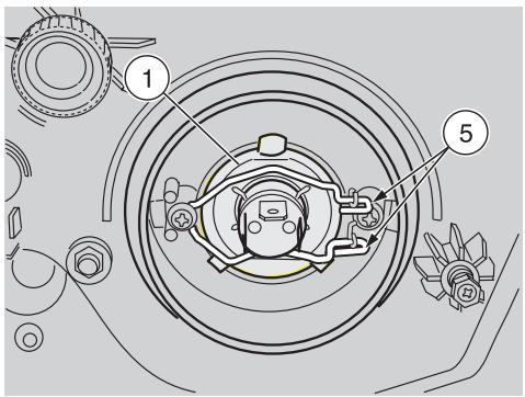 APRILIA ETV MILLE CAPONORD ABS - Uniquement pour l'ampoule du feu de route/croisement droit : - 1