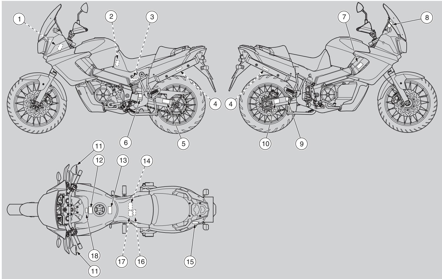 APRILIA ETV MILLE CAPONORD ABS - CLE DE LECTURE - 3
