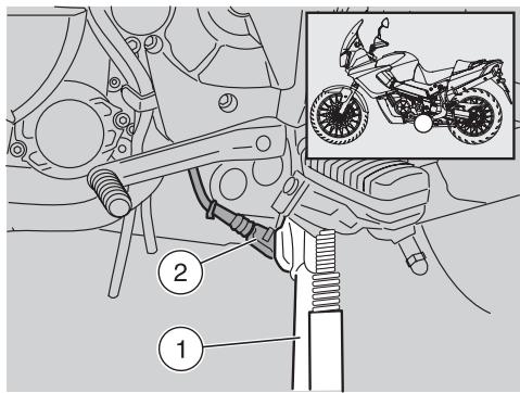 APRILIA ETV MILLE CAPONORD ABS - CONTROLE DES INTERRUPEURS - 2