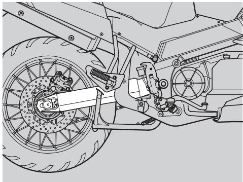 APRILIA ETV MILLE CAPONORD ABS - CONTROLE DE LA DIRECTION - 1