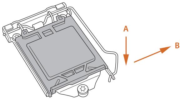 ASROCK B85M, B85M-HDS, B85M-ITX - Installing the CPU - 2