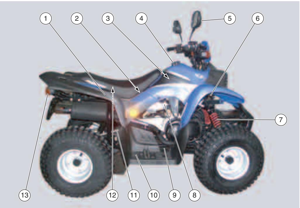 APRILIA QUASAR 50 - KEY - 1