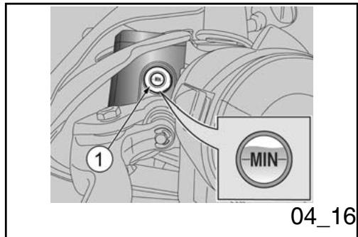 APRILIA SPORTCITY 250 - Controle du niveau de l'huile des freins (04_15, 04_16) - 2