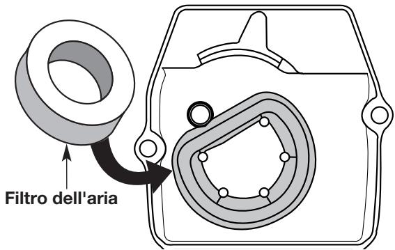 MTD BV3100 - Ripositionamento del carter del filtro dell'aria/tubo di scappamento - 2