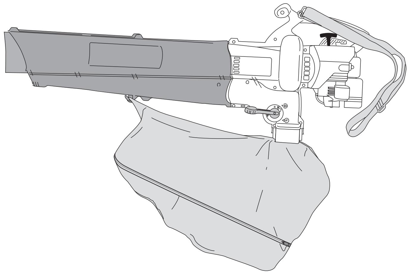 MTD BV3100 - 2-Cycle Mulching Blower Vacuum - 1