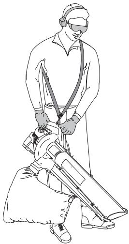 MTD BV3100 - INSTALLING AND ADJUSTING THE SHOULDER HARNESS - 3